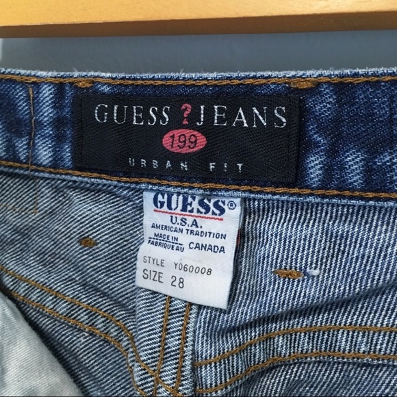 Vintage Guess Mid-Rise Blue Denim Bootcut Jeans - Picture 6 of 9